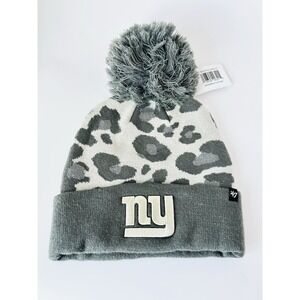 NY Giants '47 Women's Bagheera Cuff Knit‎ Beanie Winter Cap NEW With Tags